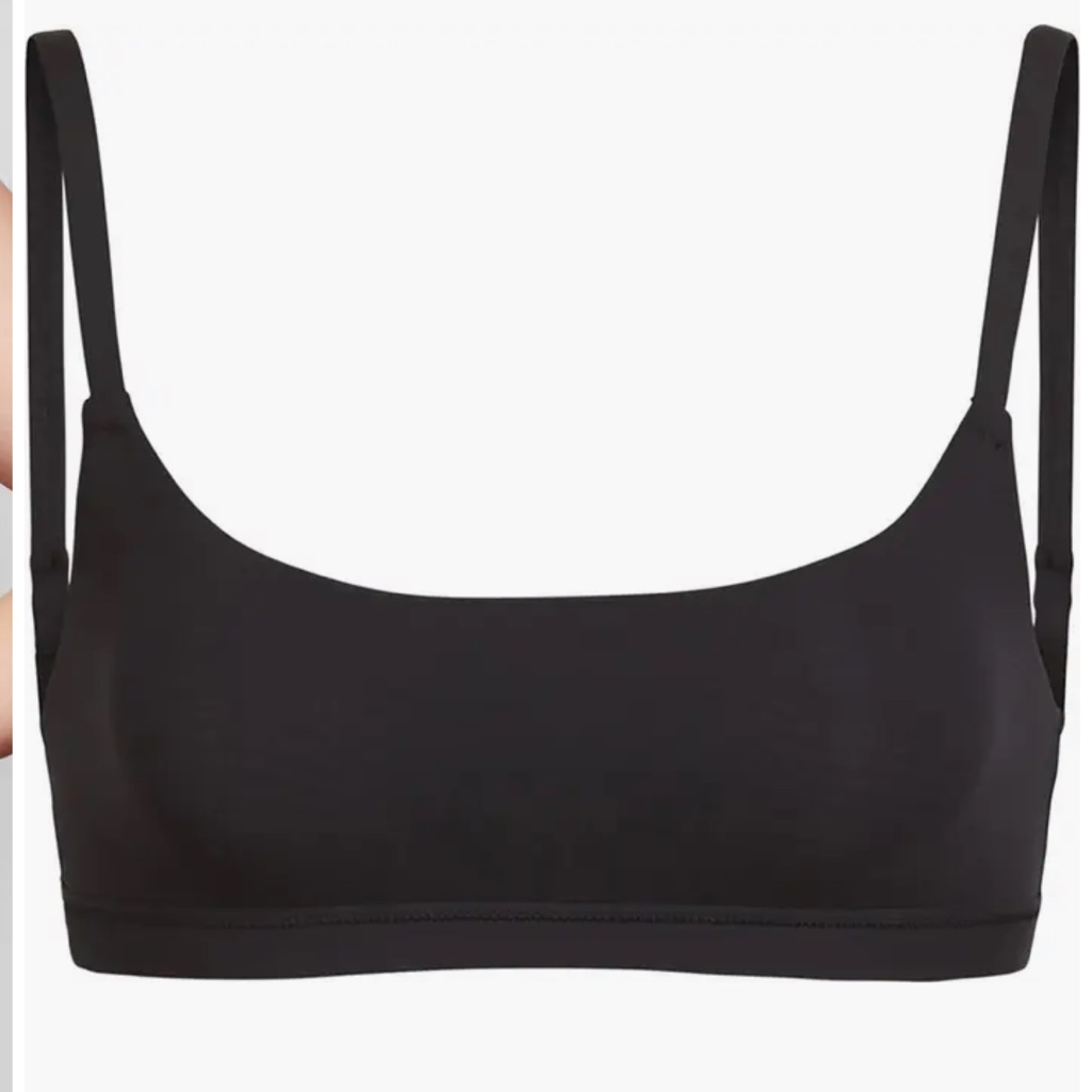 Fits Everybody Scoop Bralette Skims New 2x Onyx
